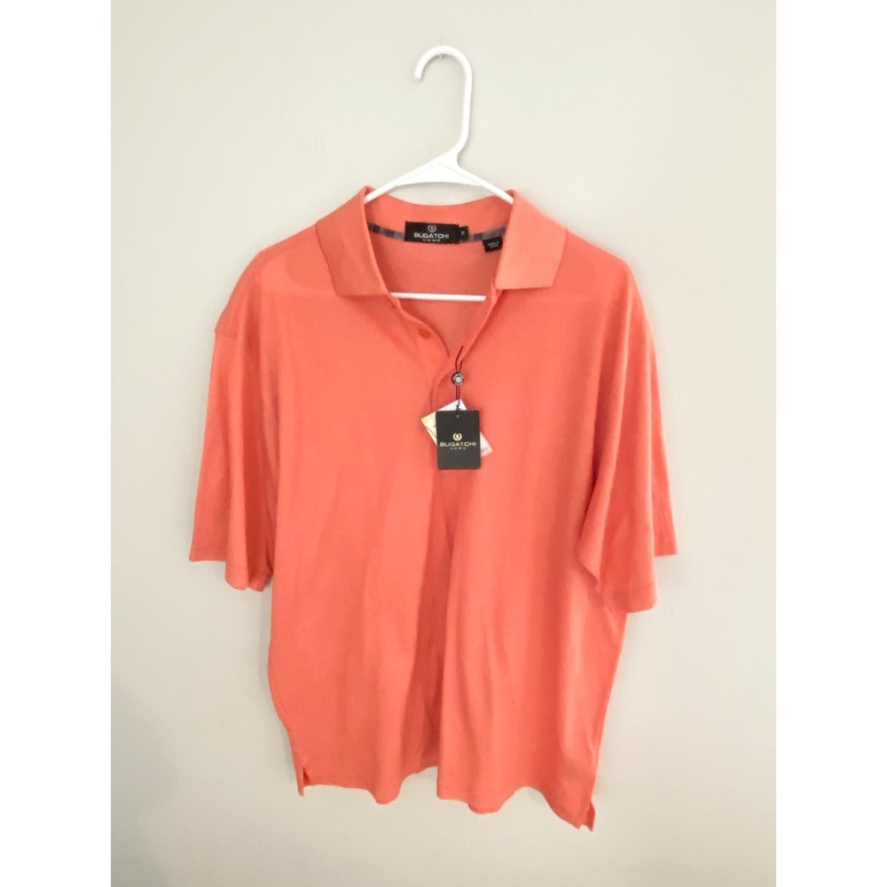 NWT Bugatchi UOMO 100 % Egyptian Cotton Men's Polo